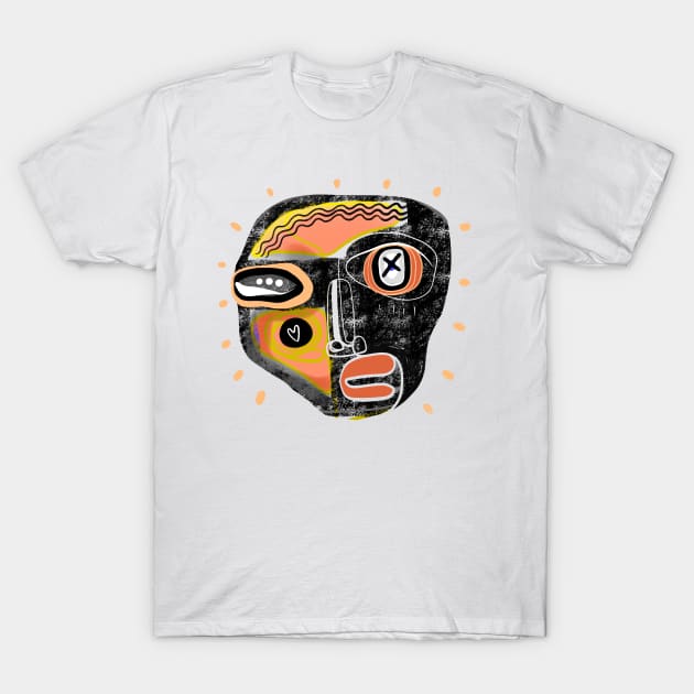 ABSTRACT FACE T-Shirt by Daria Kusto